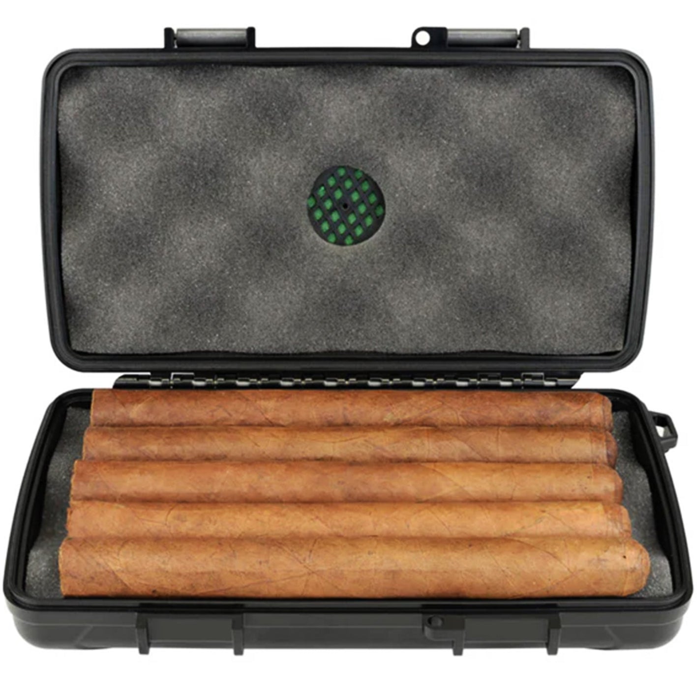Kirby Allison Black Travel Humidor (5 Cigars)