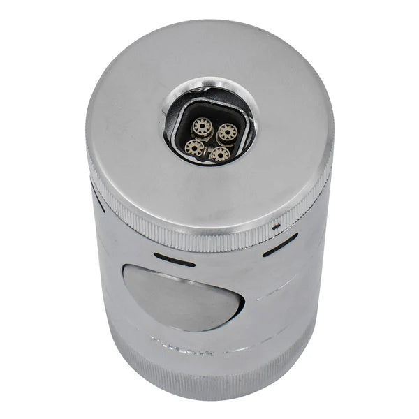Xikar Volta Quad-Jet Silver Tabletop Lighter