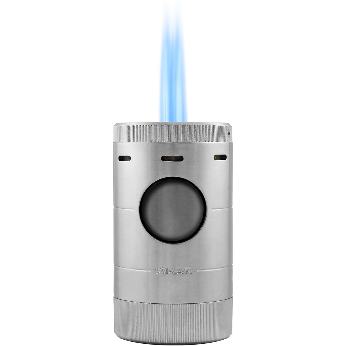 Xikar Volta Quad-Jet Silver Tabletop Lighter