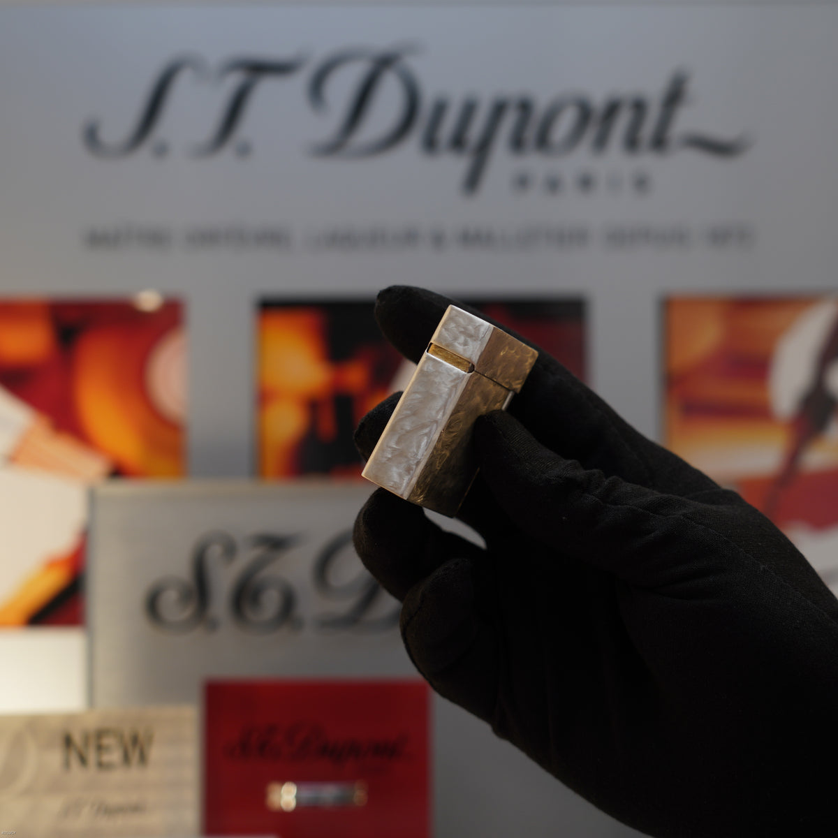 Vintage S.T. Dupont Ligne 1 Small Solid 925 Sterling Silver Jacket Lighter – Mint Full Set