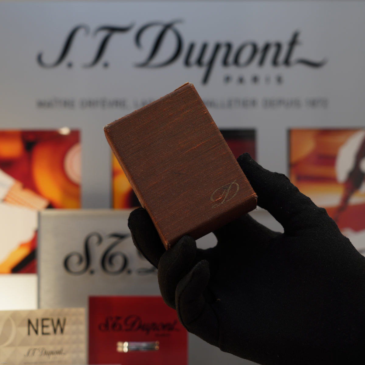 Vintage S.T. Dupont Ligne 1 Small Solid 925 Sterling Silver Jacket Lighter – Mint Full Set