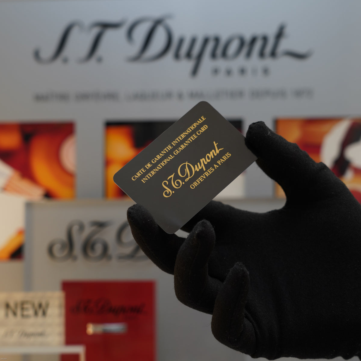 Vintage 1983 S.T. Dupont Ligne 1 Small Diamond Head 20 Micron Gold Plated Lighter – Mint Full Set