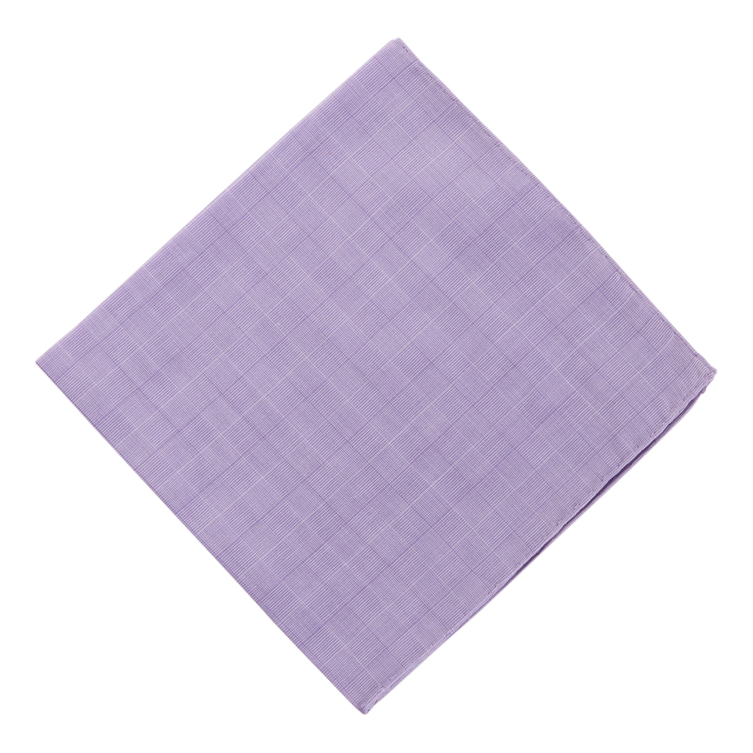 Simonnot Godard Lilac Prince de Galles Pocket Square