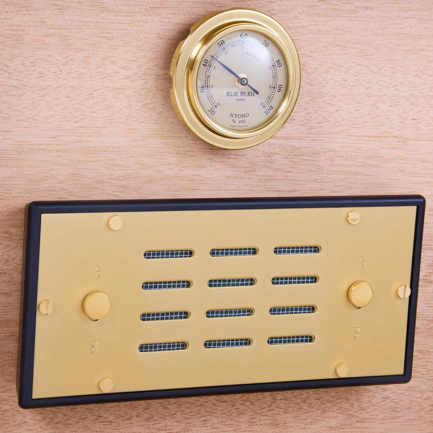 Elie Bleu Walnut Burl Classic Humidor (50 Cigars)