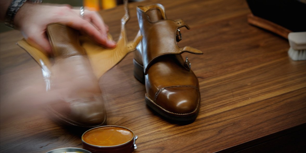 dressing shoes Fiebing's Sole and Edge Dressing