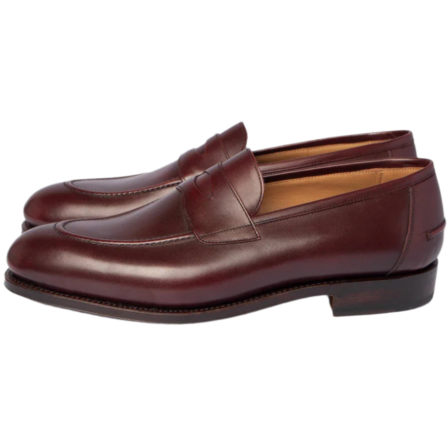 Penny Loafer, Burgundy, Rufer Last