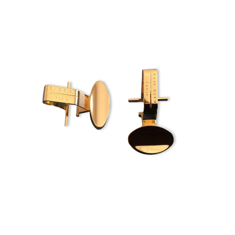 Elie Bleu Black Flor de Alba Porcelain Ashtray