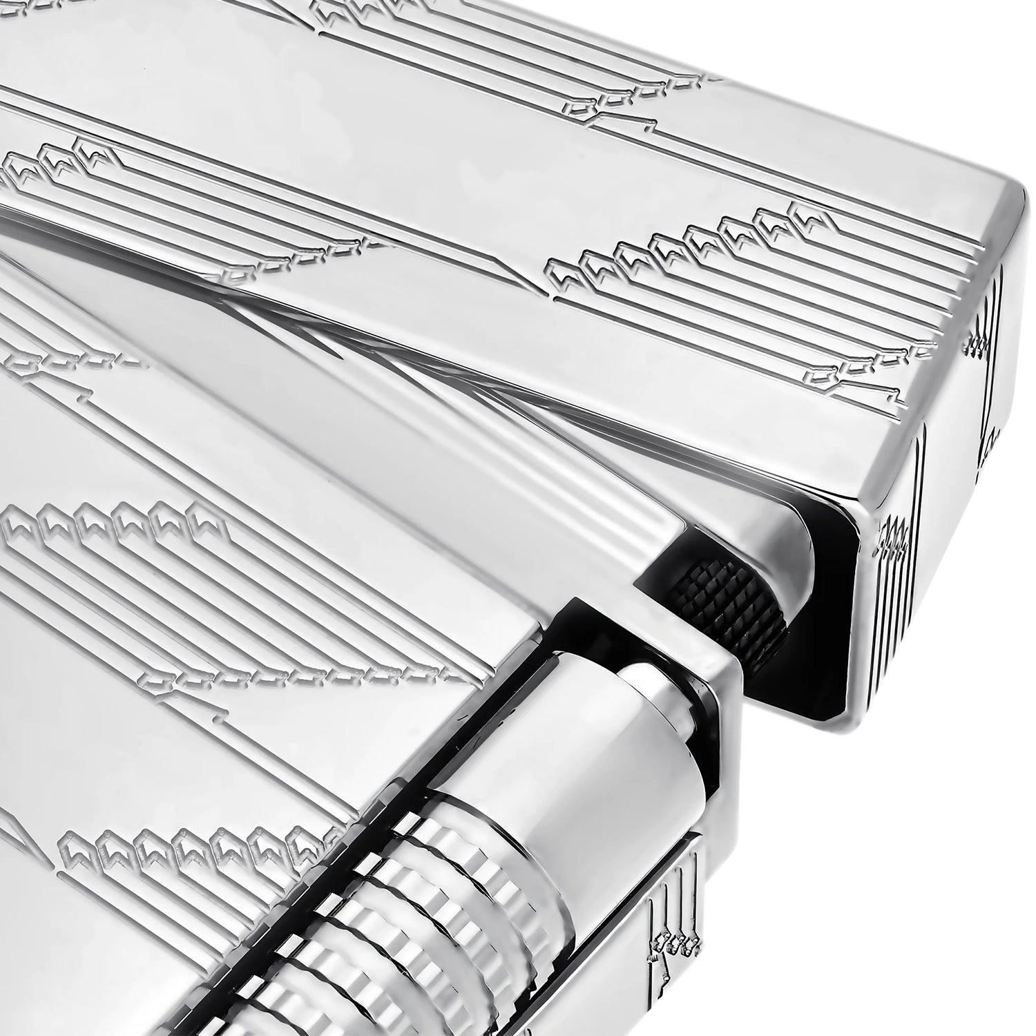 S.T Dupont Le Grand Monogram 1872 Palladium Guilloche Lighter