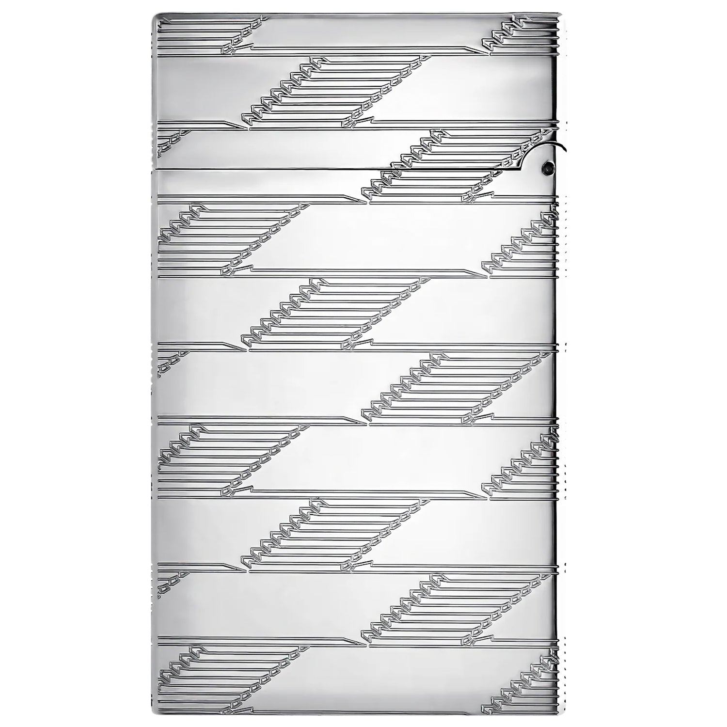 S.T Dupont Le Grand Monogram 1872 Palladium Guilloche Lighter