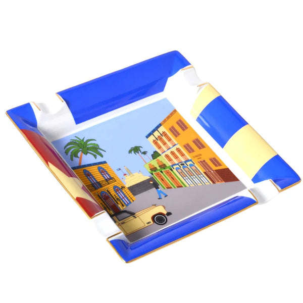 Elie Bleu Casa Cubana Large Ashtray | KirbyAllison.com