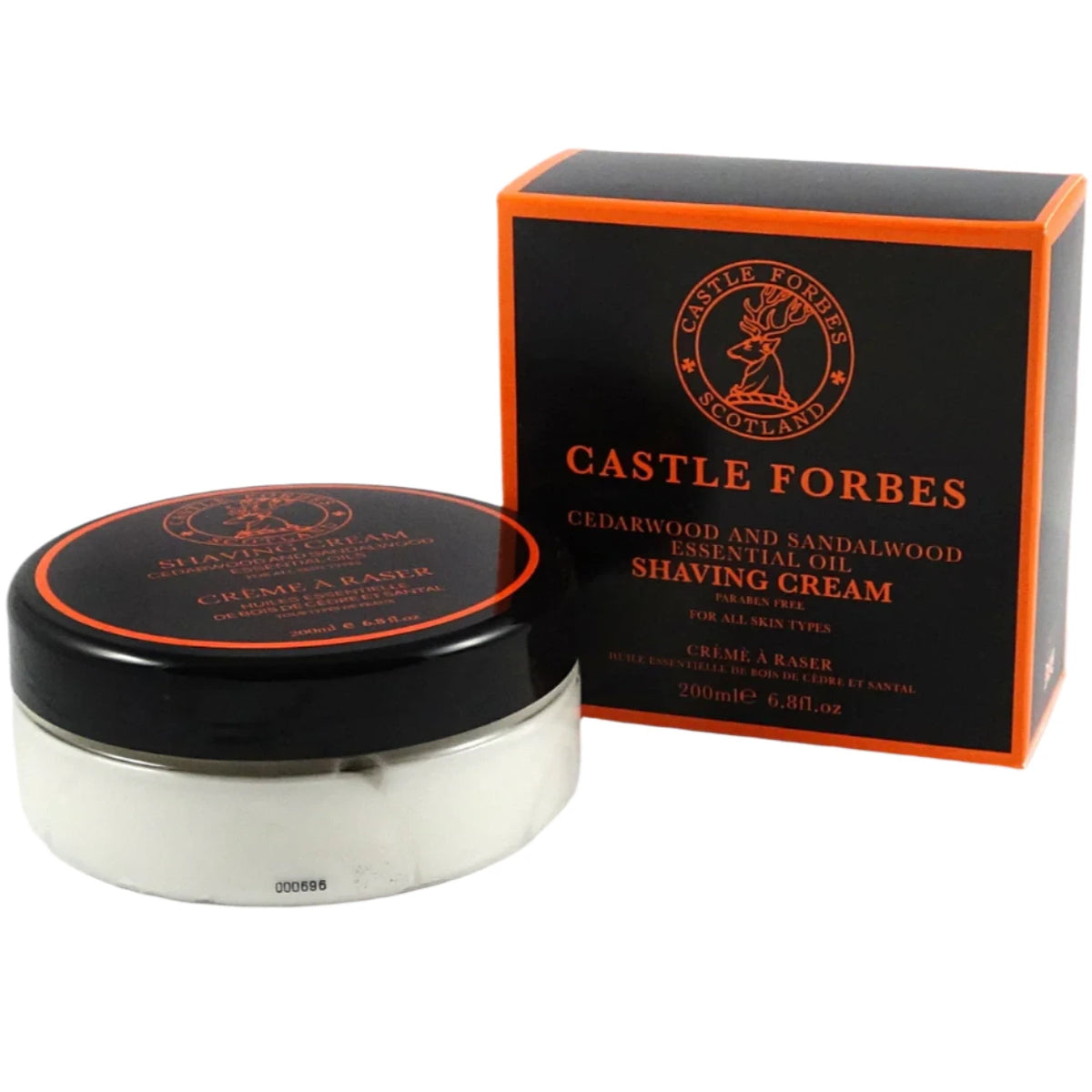 Castle Forbes Cedarwood and Sandalwood Oil Shaving Cream