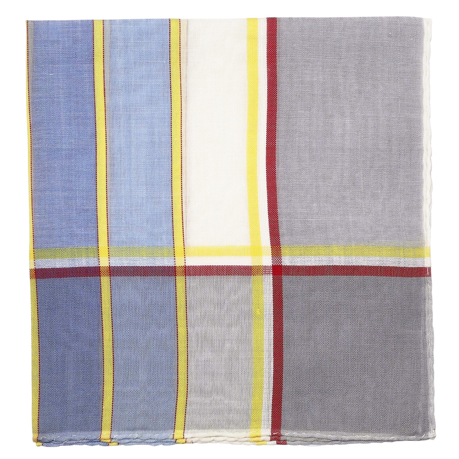 Simonnot Godard Chicago Archival Cotton Pocket Square