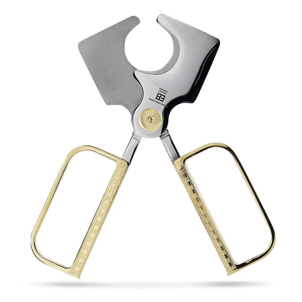 Elie Bleu Cigar Cutter Scissors Gold