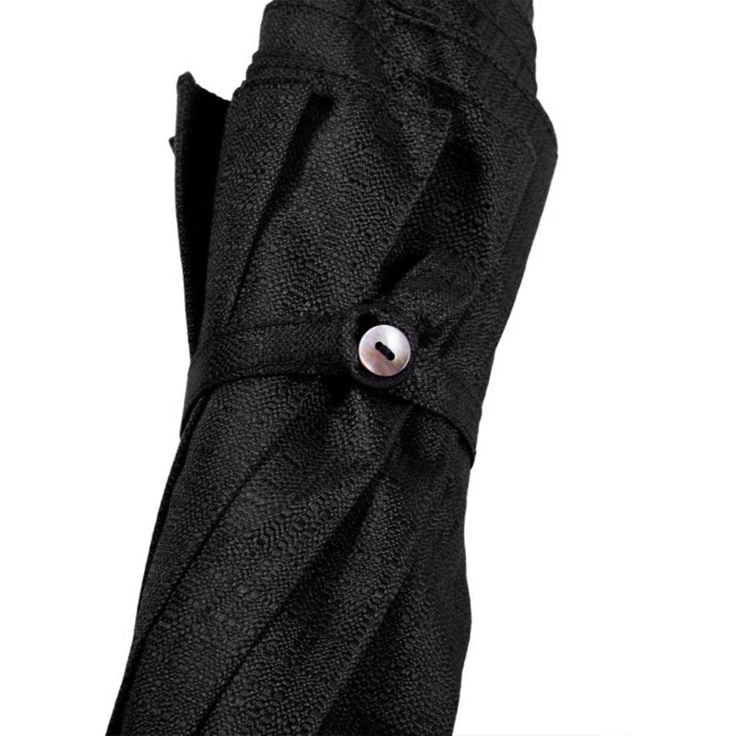 Brown Pigskin Handled Travel Umbrella