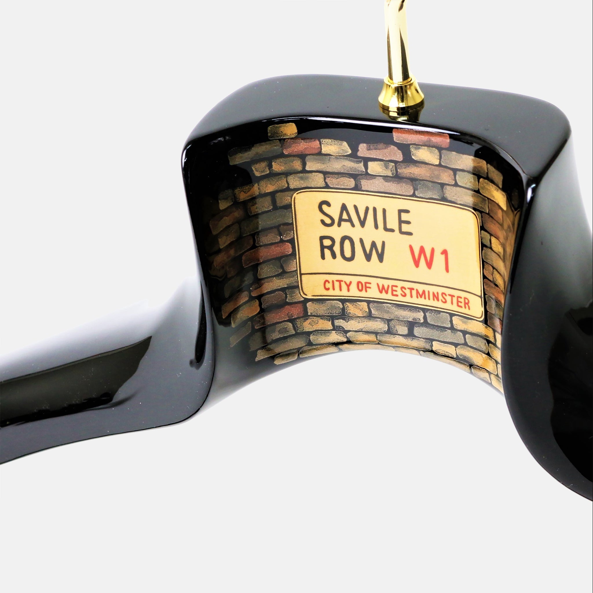 Nakata Wajima Urushi Saville Row Black Limited Edition Hanger