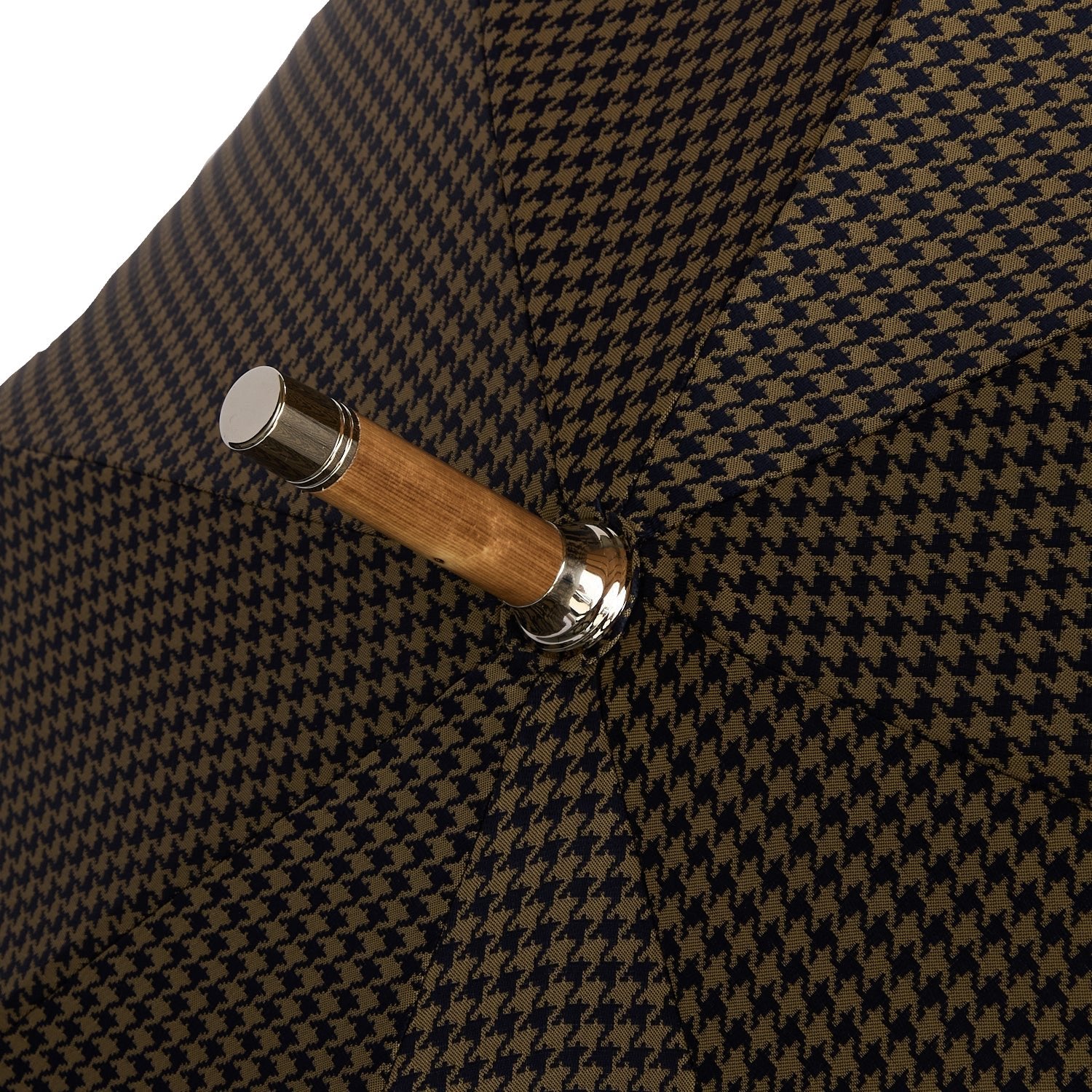 Maglia Francesco Houndstooth Canopy with Chestnut Handle