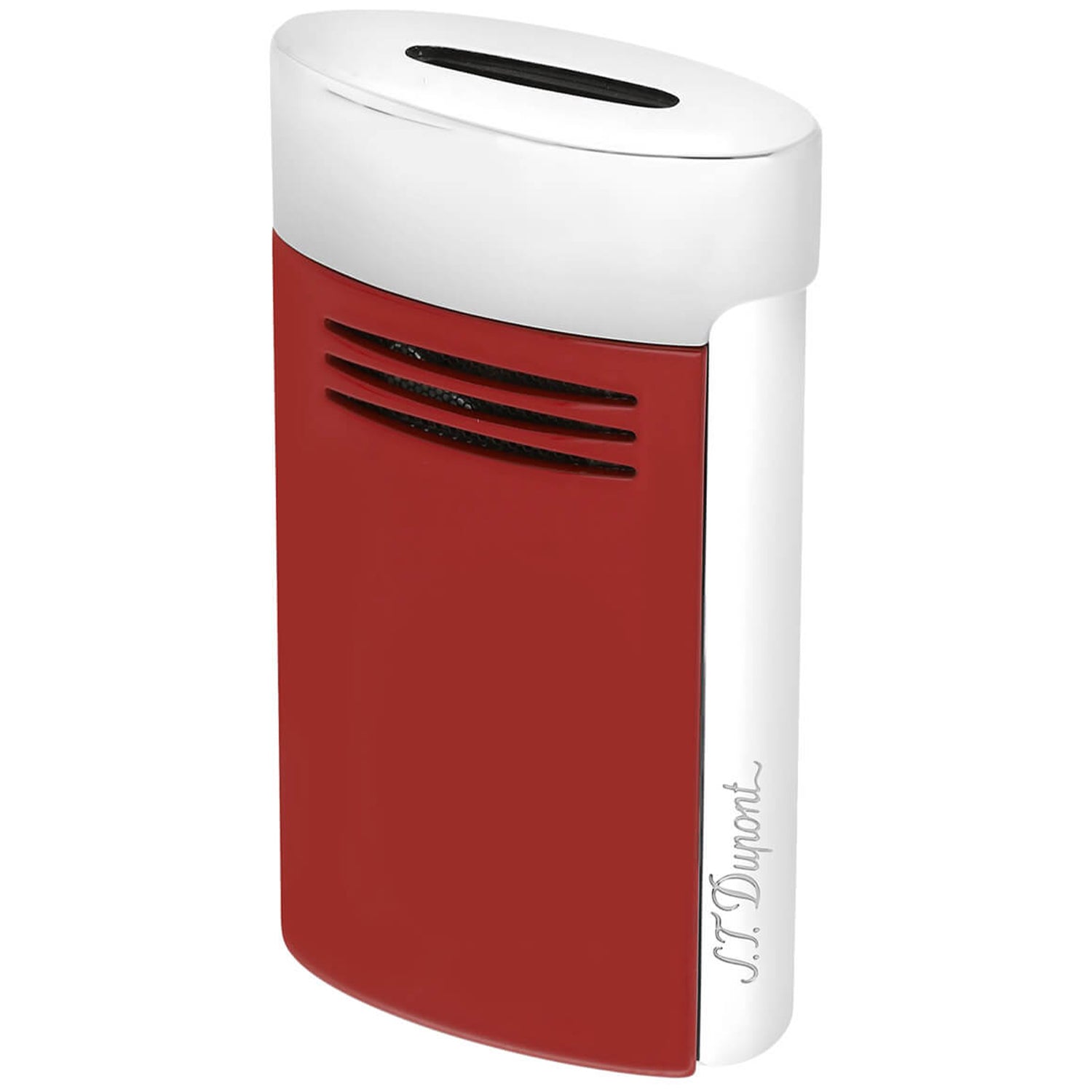 S.T. Dupont Red and Chrome Megajet Lighter