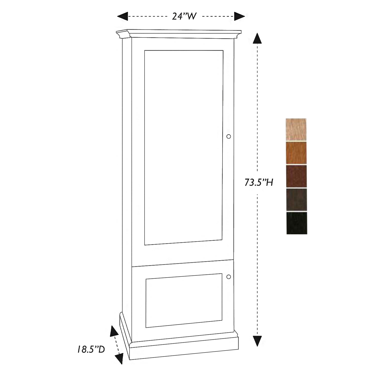 Reliance Humidor Display Cabinet (1000 Cigars)