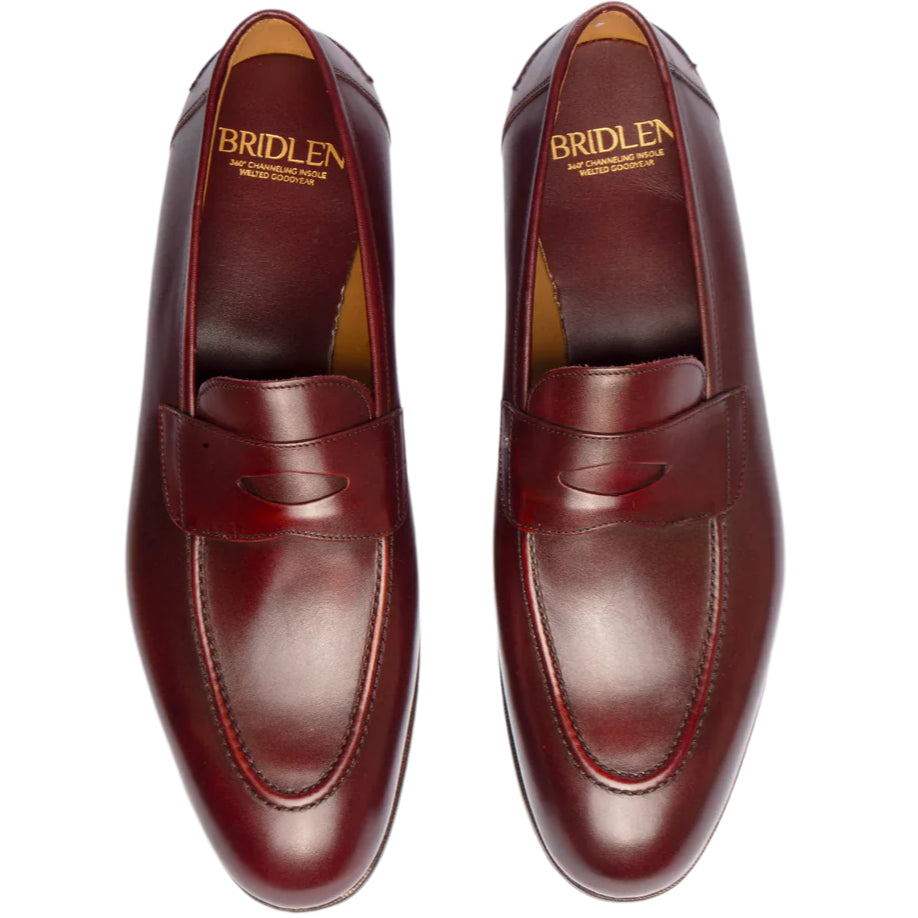 Penny Loafer, Burgundy, Rufer Last