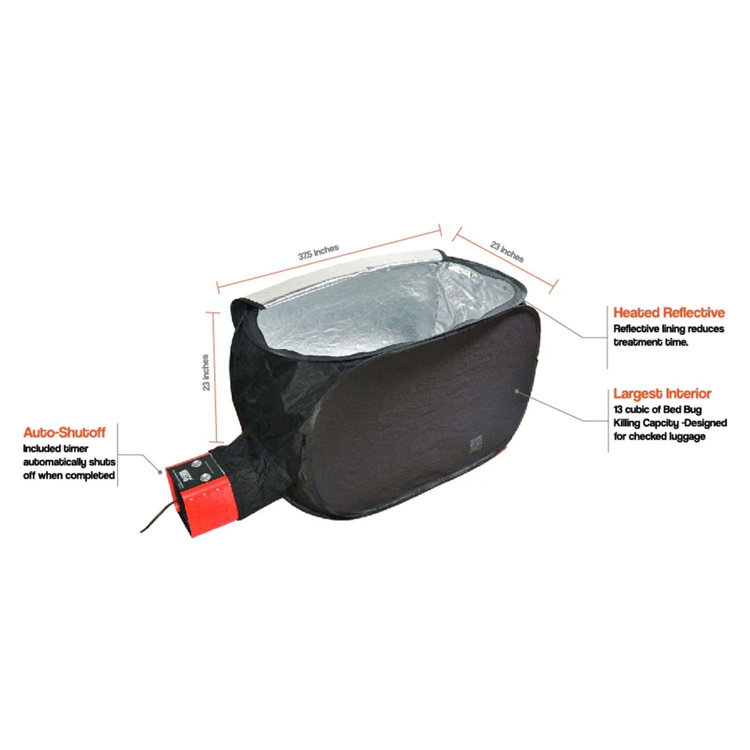 ZappBug Travel Oven Clothes Moth Treatment