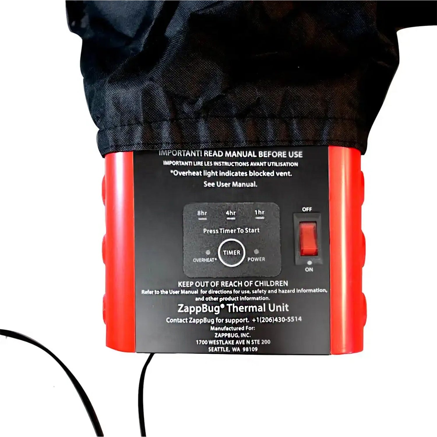 ZappBug Travel Oven Clothes Moth Treatment