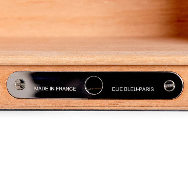 An Elie Bleu Black Sycamore "Fruit" Humidor - 75 Cigars made in France for cigar collection.