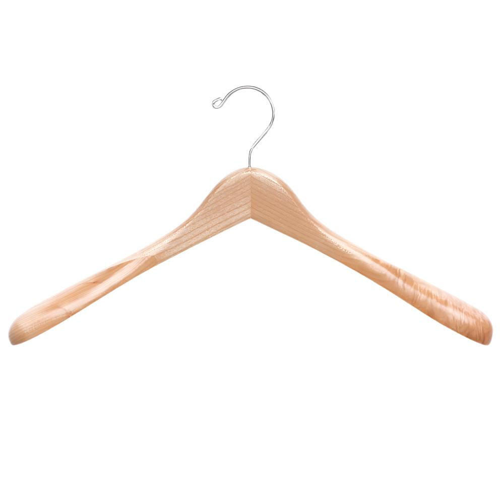 KirbyAllison.com's Luxury Wooden Jacket Hangers on a white background.