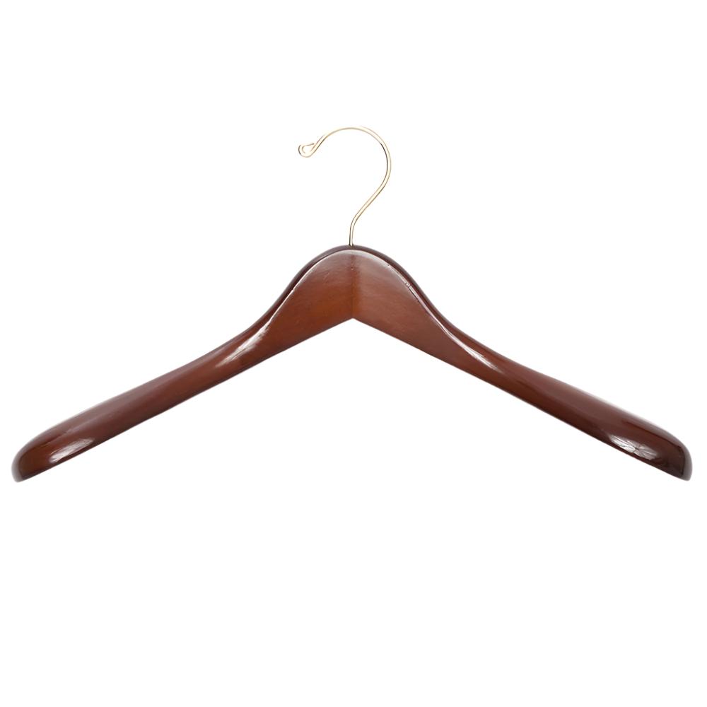 KirbyAllison.com's Luxury Wooden Jacket Hangers on a white background.