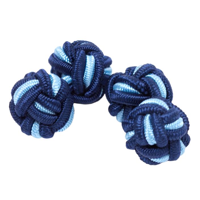 Dual Colored Knot Cufflinks