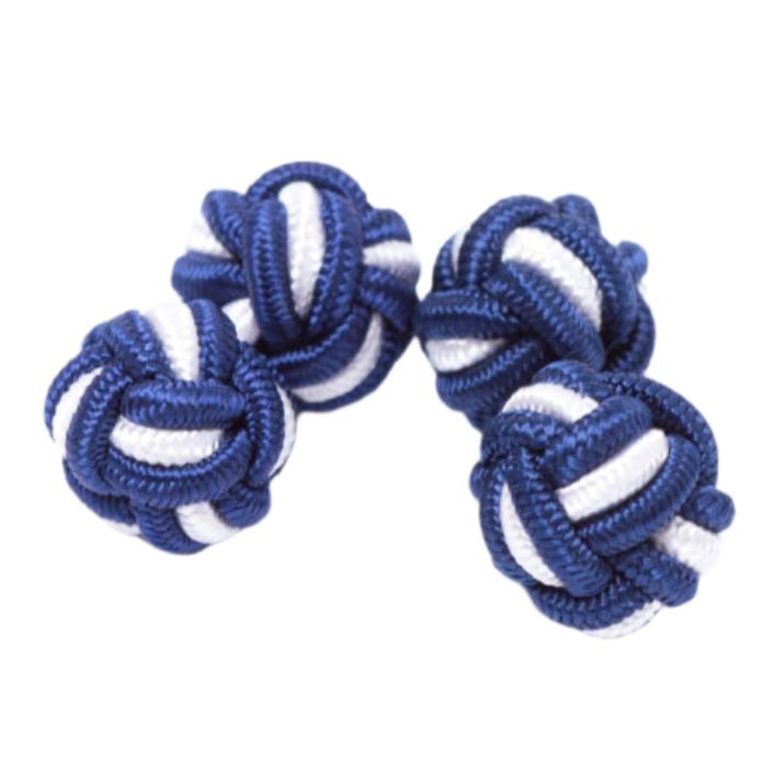 Dual Colored Knot Cufflinks