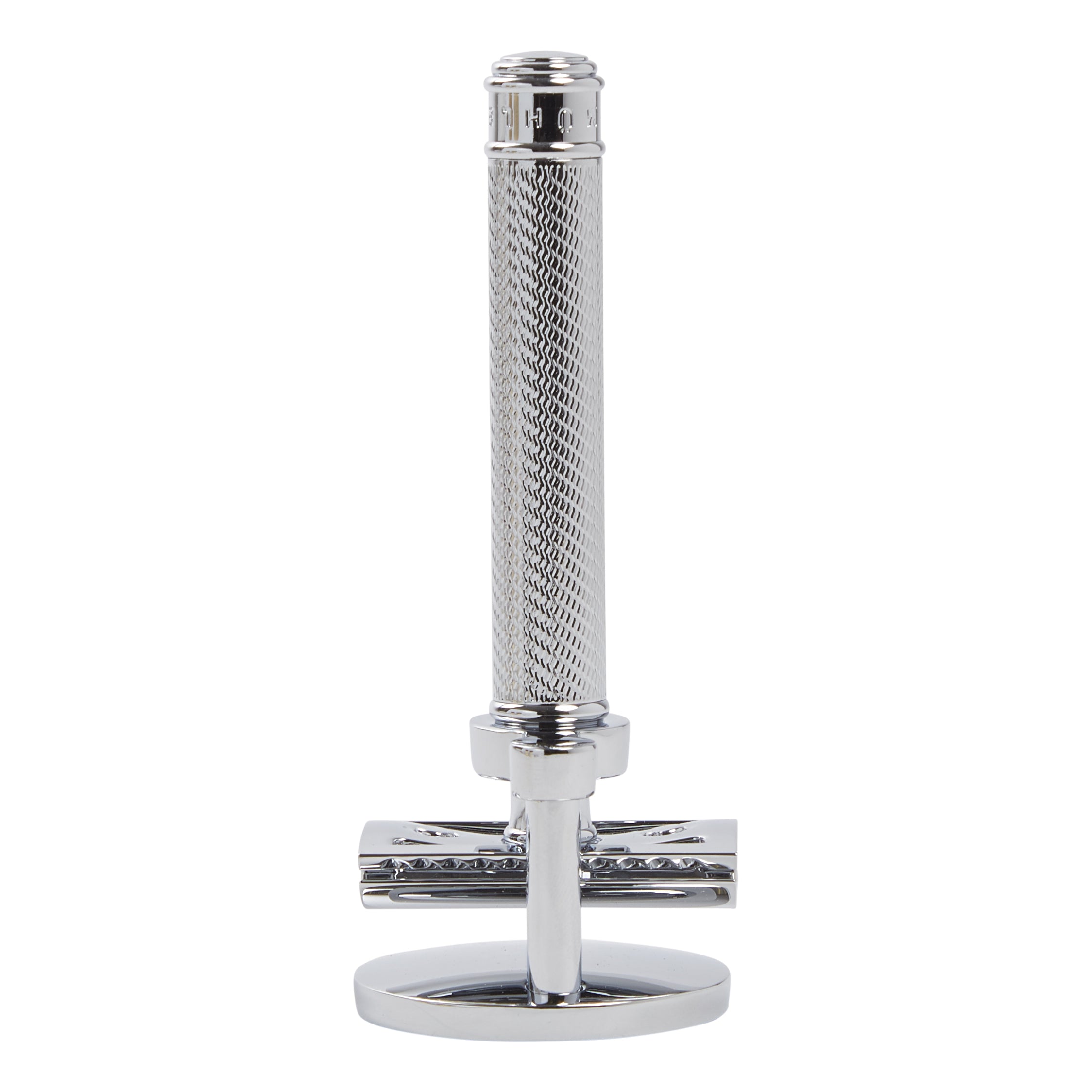 An elegant Muhle Safety Razor Stand by KirbyAllison.com.