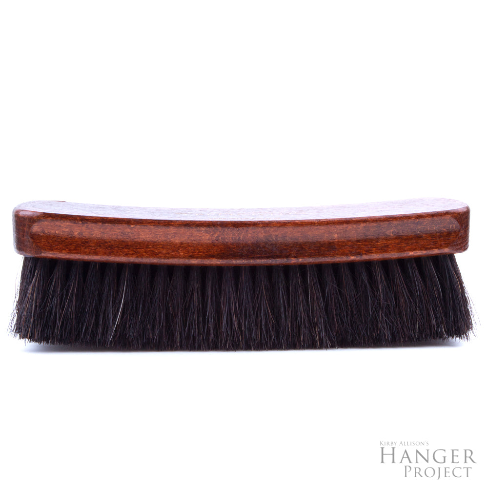 An Extra-Large Wellington Horsehair Shoe Polishing Brush from KirbyAllison.com.