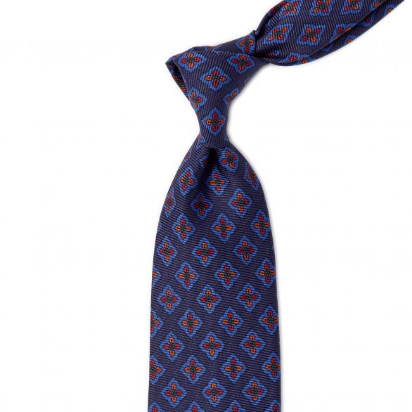 Sovereign Grade Navy Ancient Madder Floral Tie