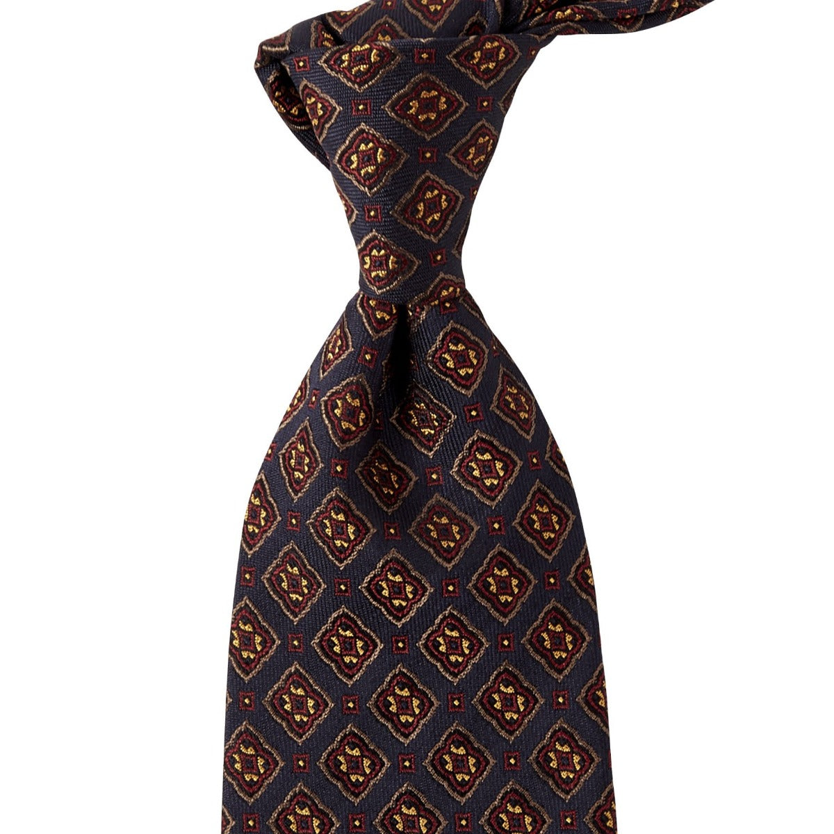 Sovereign Grade Dark Navy and Gold Jacquard Tie