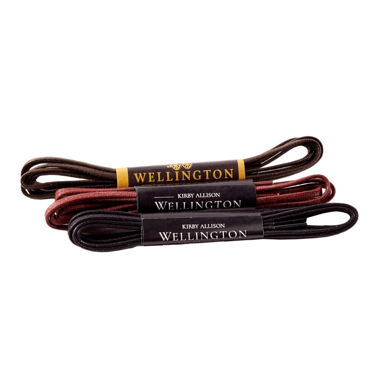 Wellington Flat Waxed Dress Shoelaces Medium Brown / 80 cm / 31.5 in Wellington Flat Waxed Dress Shoelaces Medium Brown / 80 cm / 31.5 in