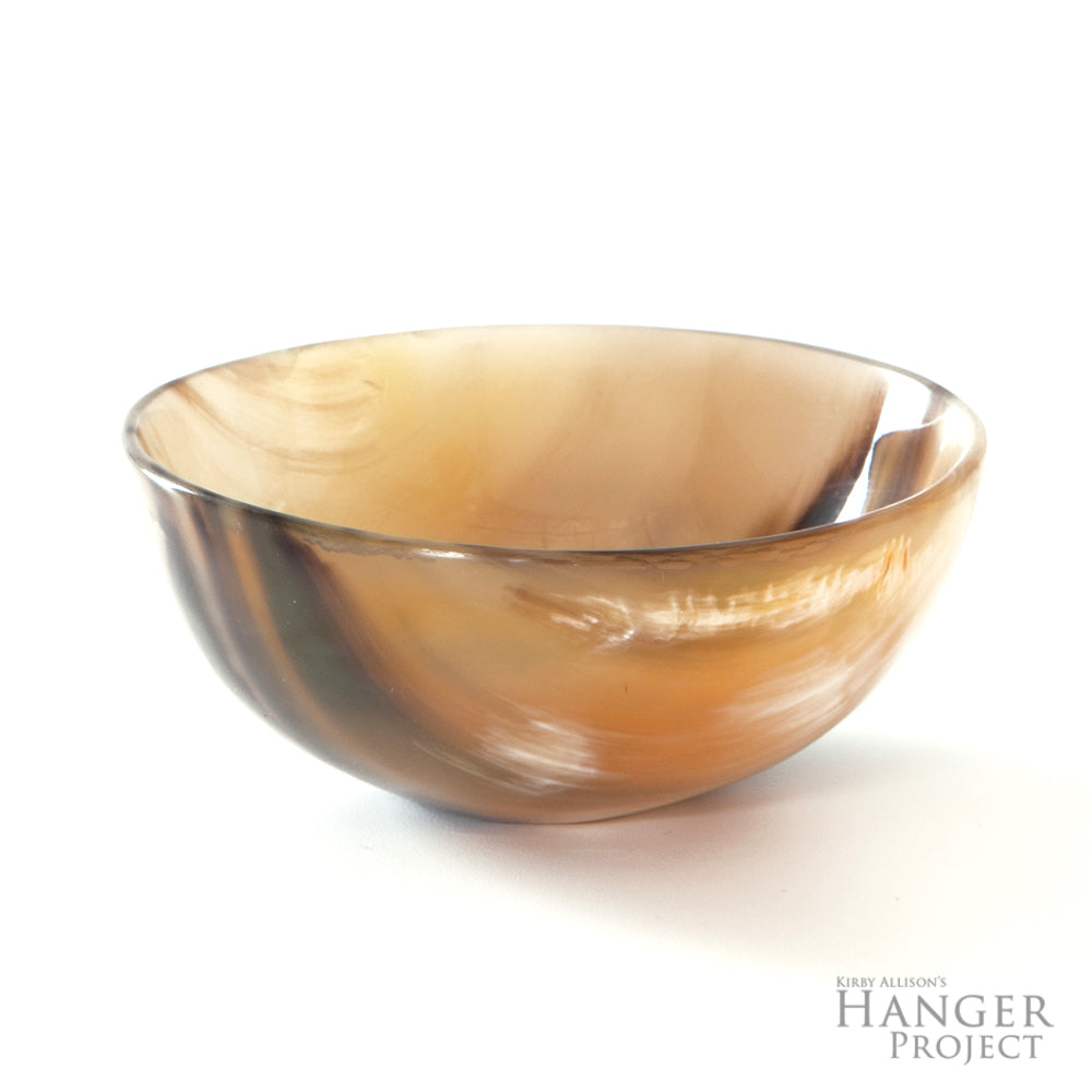 Polished Oxhorn Coin Bowl