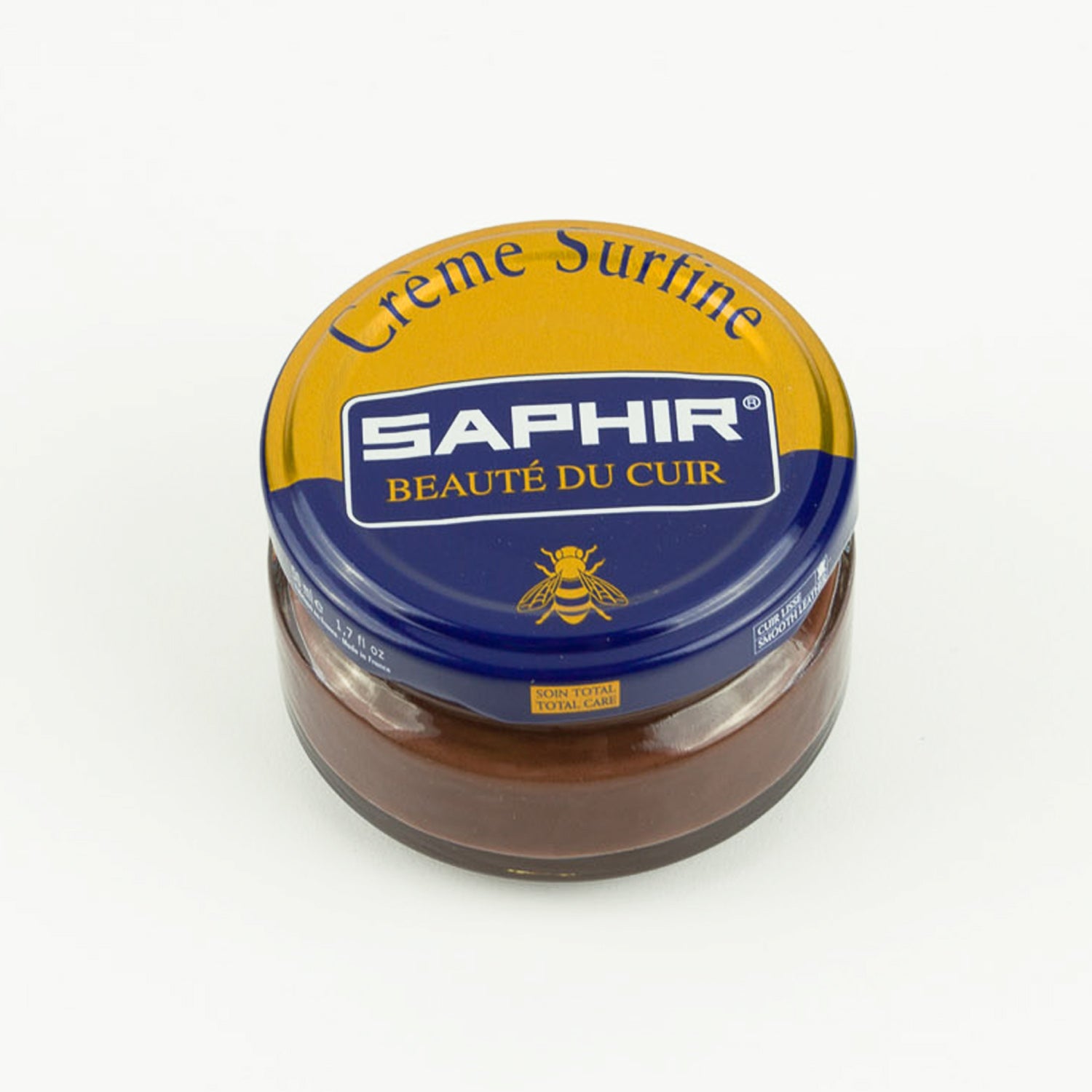 Saphir Beaute du Cuir Creme Surfine Shoe Polish 50ml Jar-08 Burgundy